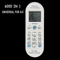 universal air conditioner air conditioning 6000 in 1 remote control for toshiba panasonic sanyo fujitsu daikin kt e08 controle