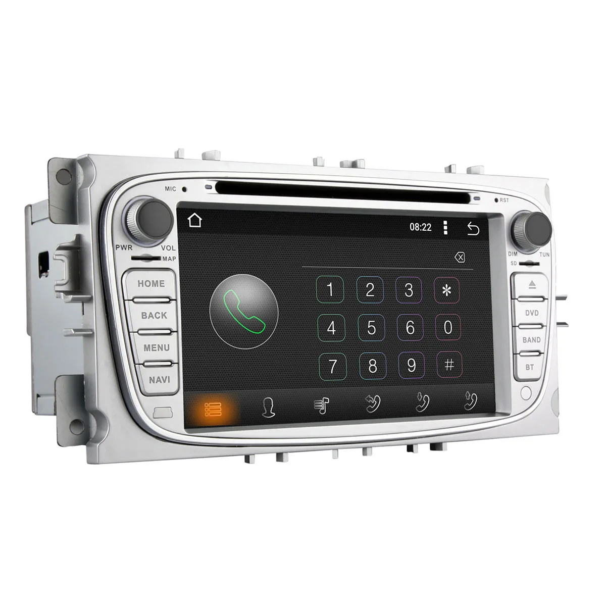 Android 5.1 quad Core 1024*600 Автомобильный DVD Радио-Плеер для Ford Mondeo S-Max C-max Фокус с GPS