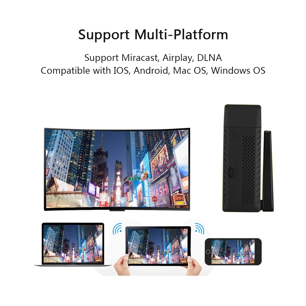 2 4 ГГц Wi Fi Беспроводной HDMI ТВ карты Miracast Dongle Media дисплей приемник 1080P Airplay