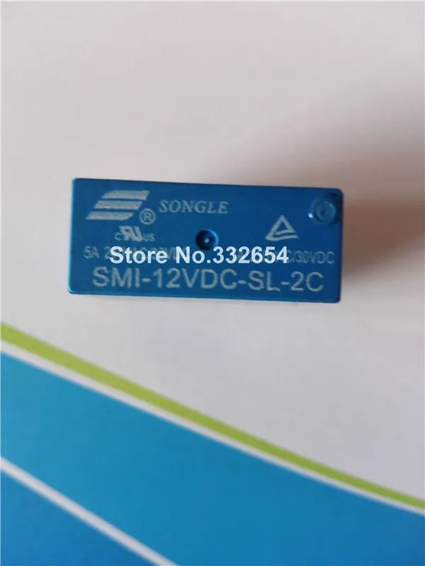 

Реле мощности SMI-12VDC-SL-2C DC 12V 5A 250V 8PIN, 2 шт.