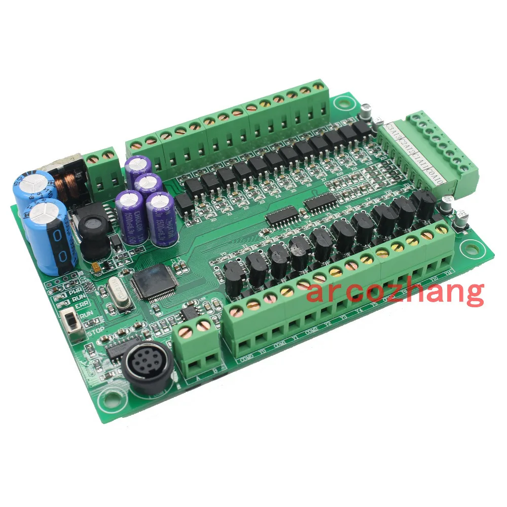 Программируемый логический контроллер FX1S EX1S 22MT RS485 4 канальный аналоговый plc