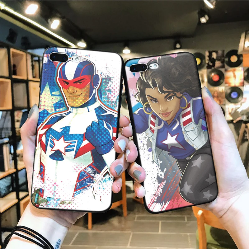 Силиконовый Футляр для телефона Marvel Rising Secret warriers чехол iPhone 7 plus 8 X XS max XR 5 5S 6 6s |
