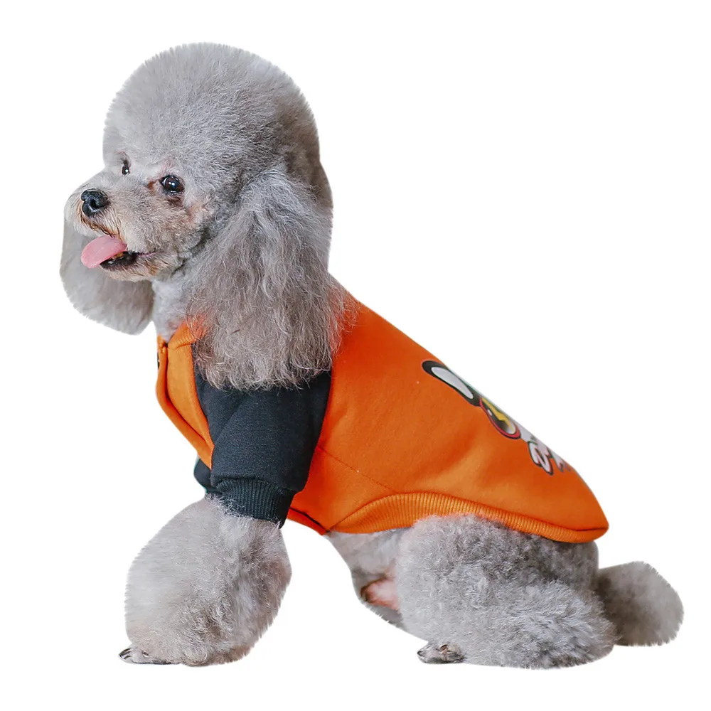 Теплая толстовка с рисунком кота и собаки одежда принадлежности для домашних