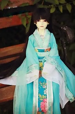 

[wamami] 699# Blue Ancient Costume/Dress/ Outfit For 1/4 MSD AOD DOD DZ BJD Dollfie