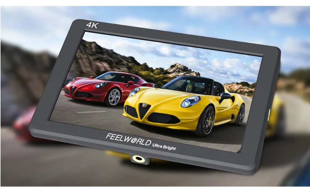 FEELWORLD P7 7 Inch Ultra Bright 2200nit on Camera Field DSLR Monitor Aluminum Housing 4K HDMI Video Focus Assist with DC output