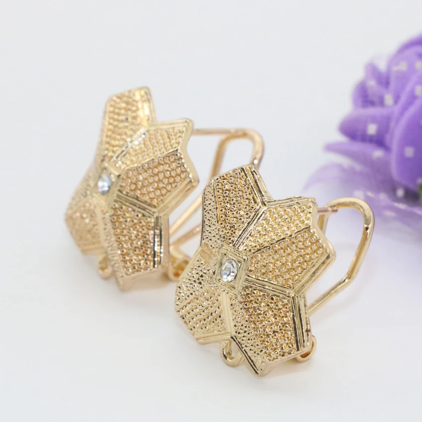 20mm Gold-color Stud Earrings for Girl Women Gifts Frost Matte Earring New Fashion Elegant Wholesale Price 1 Pair Jewelry B2830 | Украшения