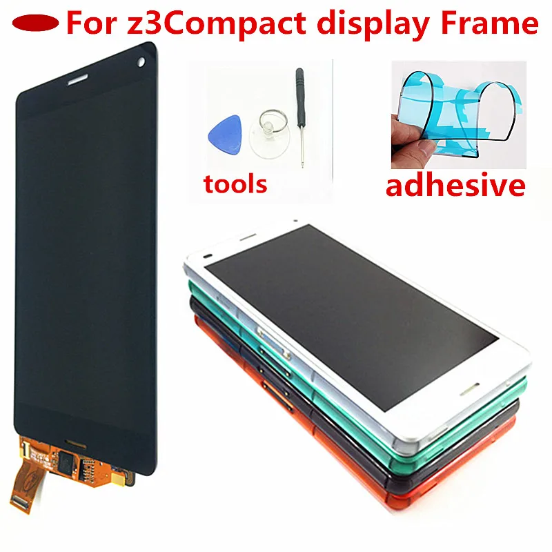 4 6 дюймовый экран для Sony Xperia Z3 компактный ЖК сенсорный дисплей D5803 D5833 дигитайзер +