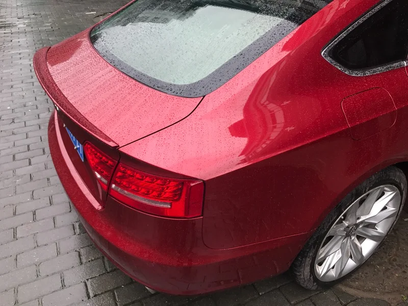 Неокрашенный спойлер из АБС пластика для Audi A5 4Door 2009 2010 2011 2012 2013 2014 2015 2016|wing spoiler|roof