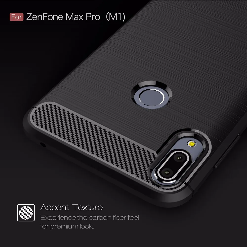 For Asus Zenfone Max Pro M1 ZB602KL ZB601 Case Ultra Thin Carbon Fiber Soft TPU Silicone Phone Cover |