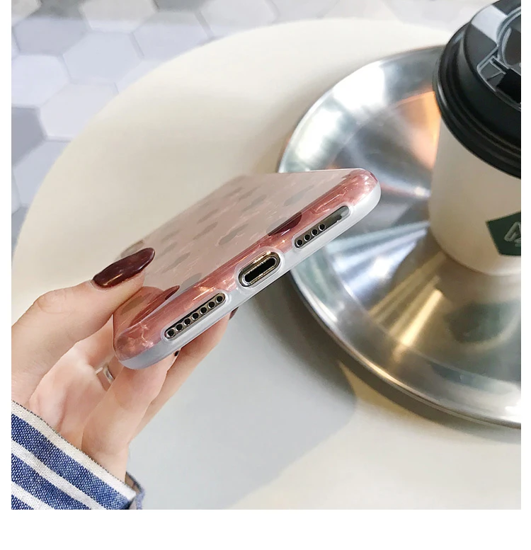 GlamPhoneCase розовый Fritillaria маленькое сердце любви чехол для телефона iPhone XS Max XR XS 8 8 plus 7 7 plus 6/6 S Plus Мягкий ТПУ задняя крышка