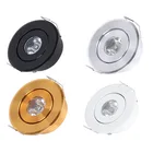 Круглая Встраиваемая потолочная лампа, миниатсветильник рный Светильник направленного света высокой мощности для гостиной, кабинета, спальни, 1 Вт, 3 Вт, 3 Вт