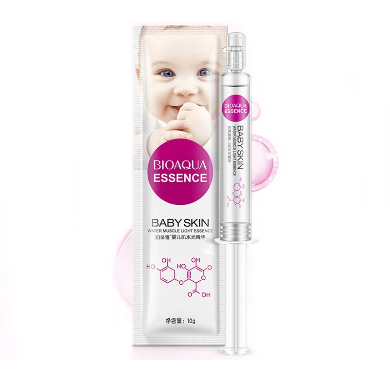 BIOAQUA Baby Skin Hyaluronic Acid Serum Liquid Care Moisturizing Anti Wrinkle Aging Collagen Essence Days Cream 10ml | Красота и