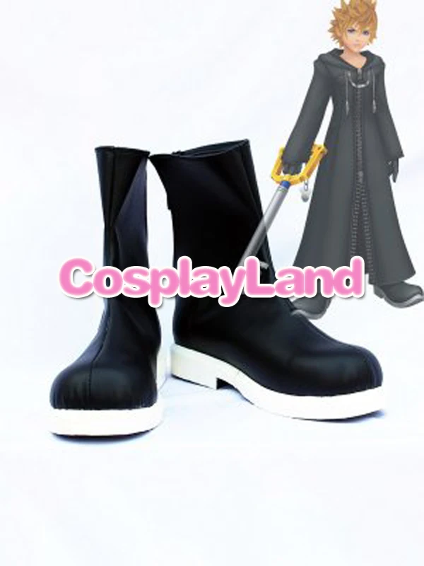 Саги на заказ обувь для косплея Kingdom Hearts Cosplay Roxas аниме ботинки любых размеров