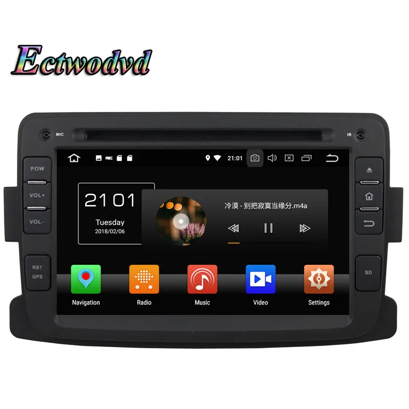 Ectwodvd Восьмиядерный 4G ram 64G rom Android 9 0 Автомобильный мультимедийный dvd-плеер