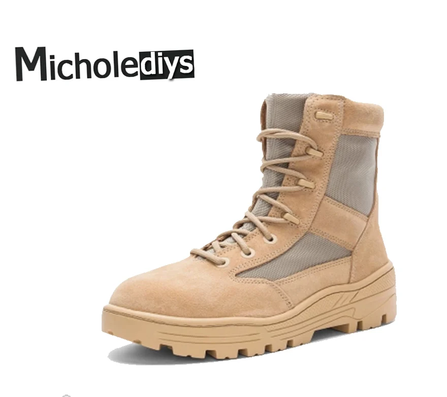 Micholediys/ручной работы Новое поступление мужские военные ботинки на платформе из