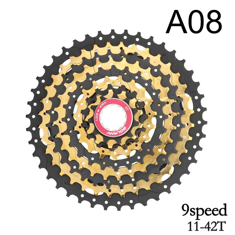 BOLANY MTB кассета 8 S/9 S/10 S/11 S/12 S 11-25 28 32 40 42 46 50 52T звездочки свободного хода широкий коэффициент горный велосипед аксессуары