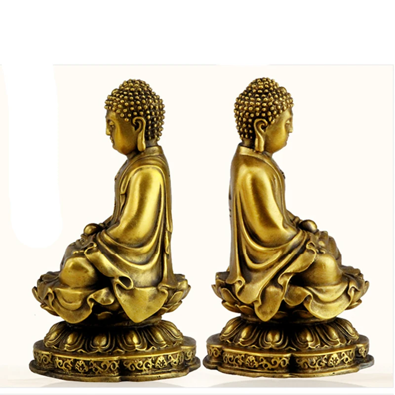 Opening light Sakya Goddess of Mercy Bring Peace and Health Fine Pure Copper Buddha Statue for Home Car Office craft Decoration | Дом и сад