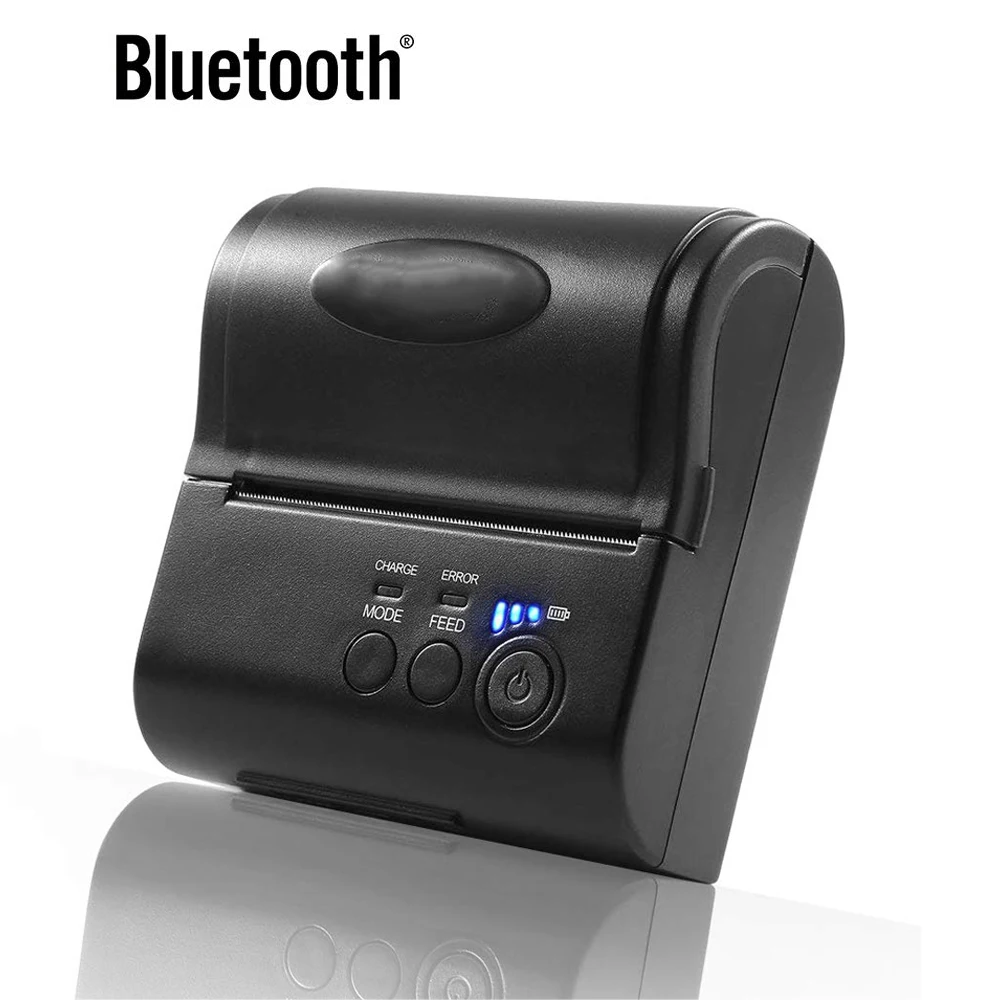 IMP005 3 дюйма 80 мм Bluetooth термопринтер Портативный USB принтер Поддержка компьютера Android поддержка SDK печать логотипа