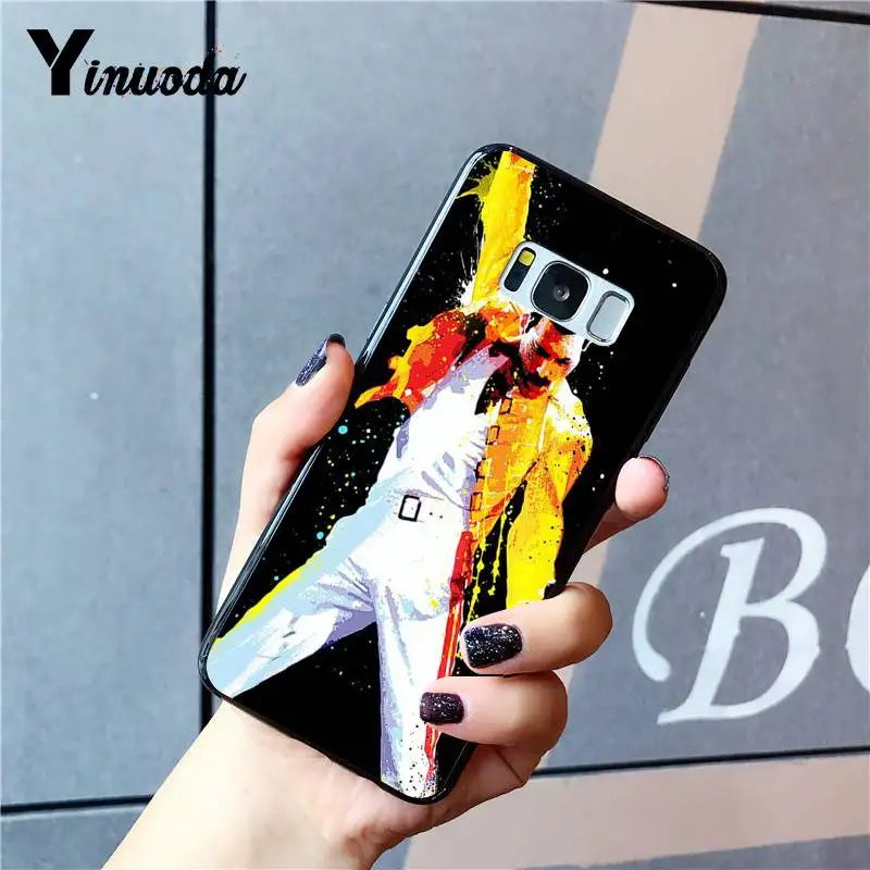 Yinuoda Фредди Меркури Queen band Новый чехол для телефона Fundas Samsung Galaxy S9 plus S7 edge S6 S10