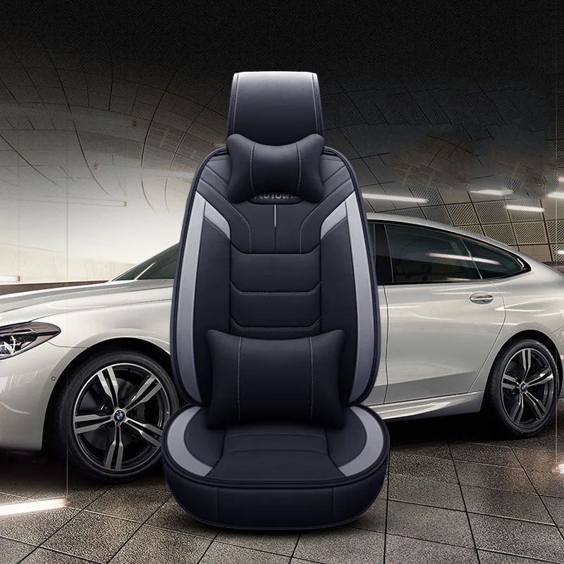 GRAY LUX Автокресло кожаный чехол для Opel Astra h j g mokka insignia Cascada corsa Адам ampera Андхра zafira автомобильные аксессуары тюнинг автомобилей - Название цвета: GRAY LUX