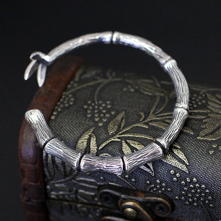 2018 Rushed Real Armbanden Voor Vrouwen Items S925 чистое украшение Ms Thai ручной работы бамбуковый