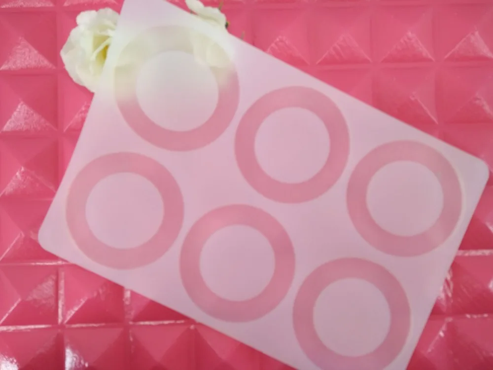 Горячая новинка полые круглые шоколадные конфеты Jello 3D силиконовая форма для