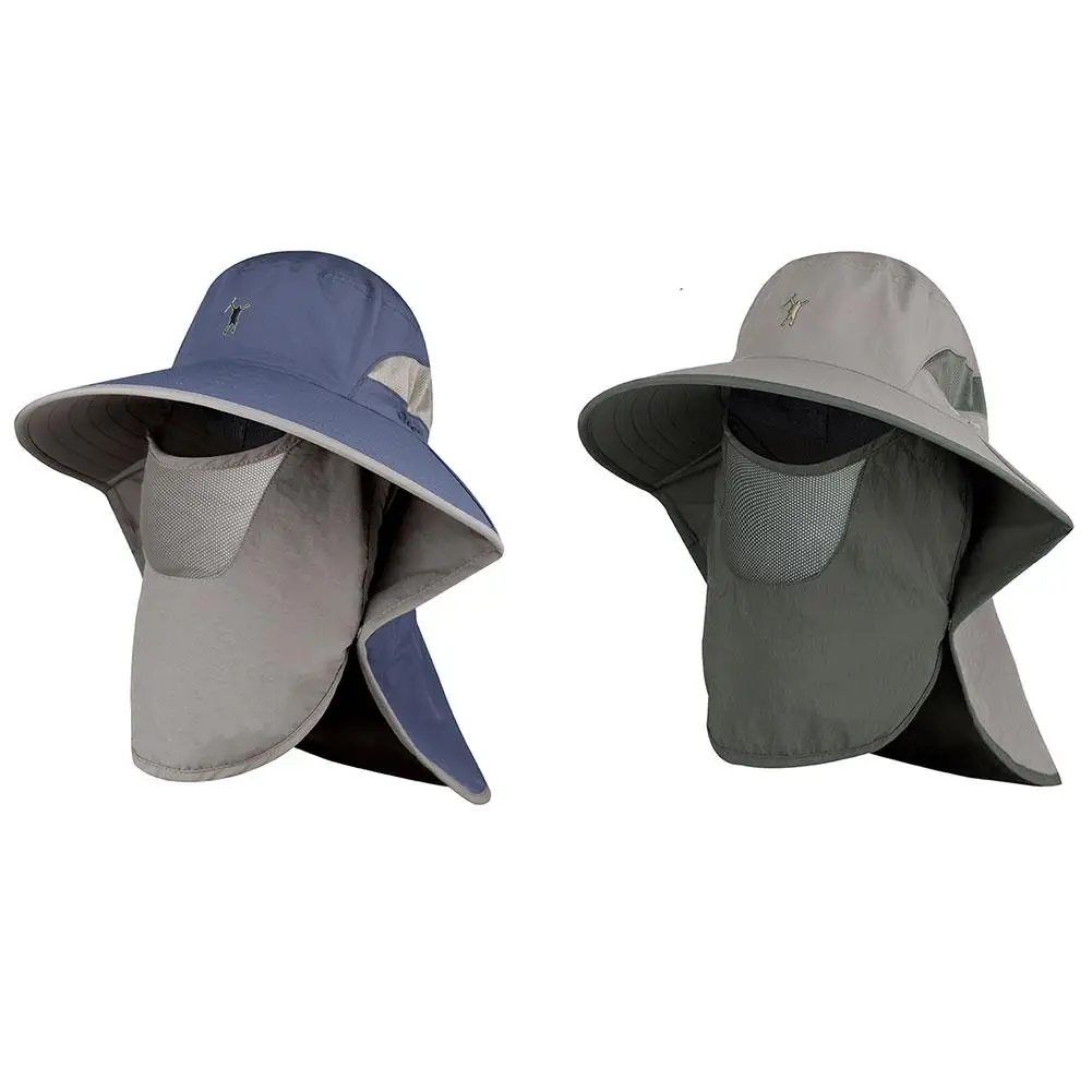 Солнцезащитная Водонепроницаемая кепка мужская УФ защитное затенение Рыбацкая