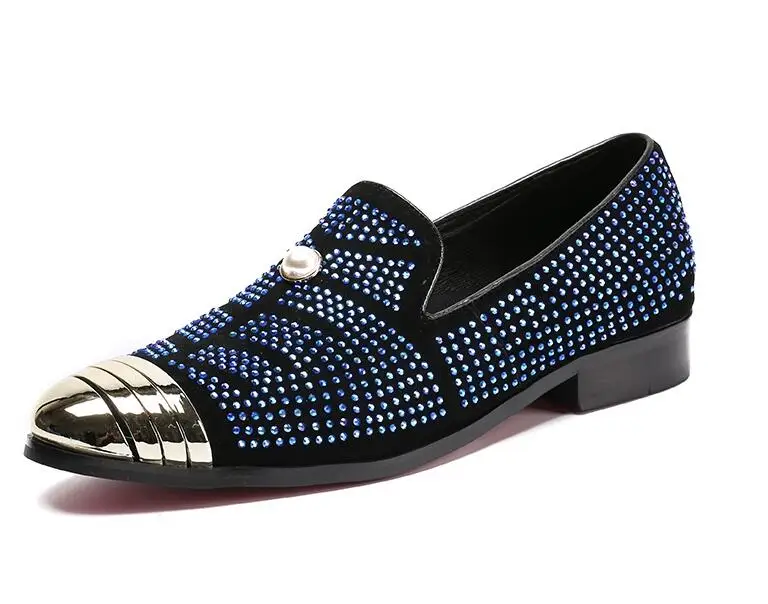 Новинка С шипами в форме одуванчиков кожаные туфли на плоской подошве Стразы