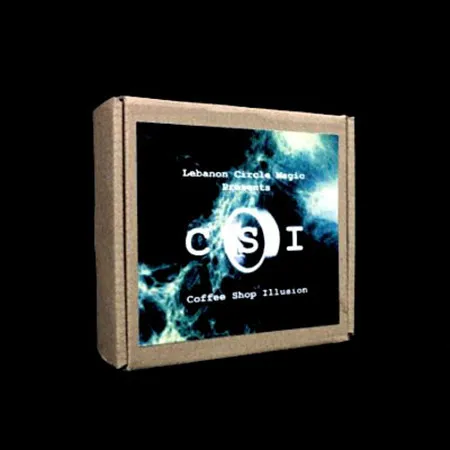 CSI Coffee Shop Illusion(DVD и immick) волшебные трюки сцена исчезновение реквизит комедия
