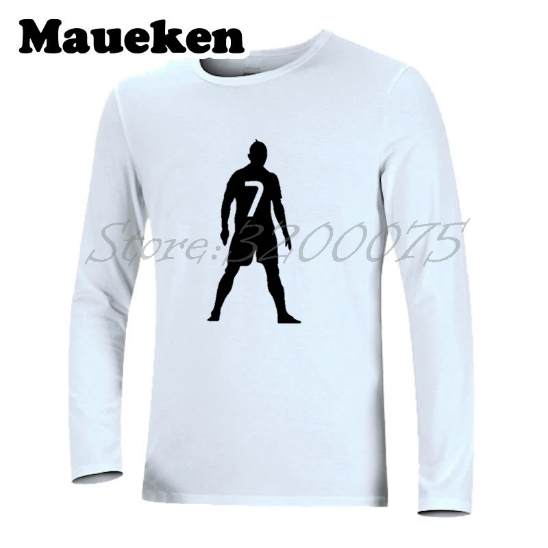 Мужская футболка с логотипом CR7 #7 Криштиану Роналду бесплатная доставка футболки