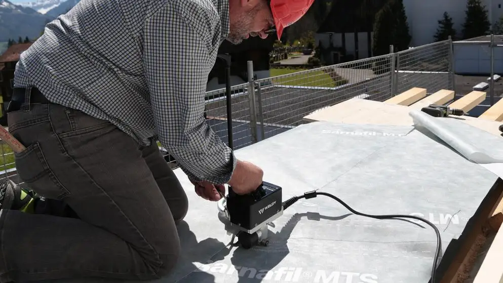 Сварочный аппарат Weldy Miniwelder Roof 2 клиновидная сварочная машина 230 В 800 Вт