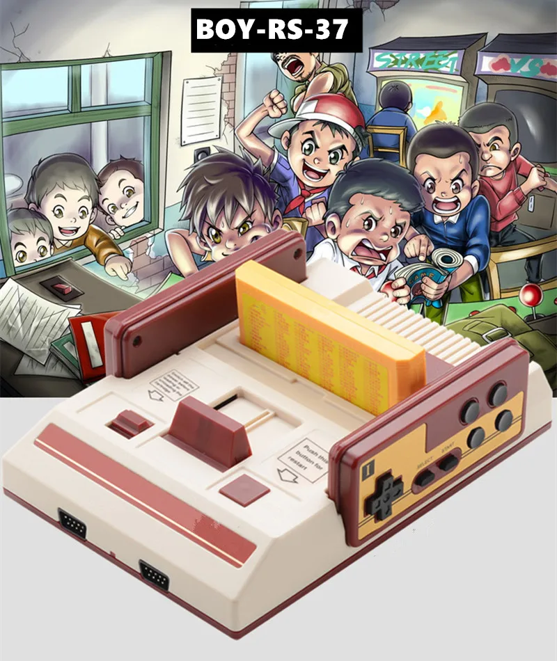 Игровая консоль Subor для 8 бит карточная игра + бесплатная ТВ игры 500 in1 с двойной