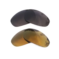 black bronze gold mirrored polarized replacement lenses for juliet frame 100 uva uvb