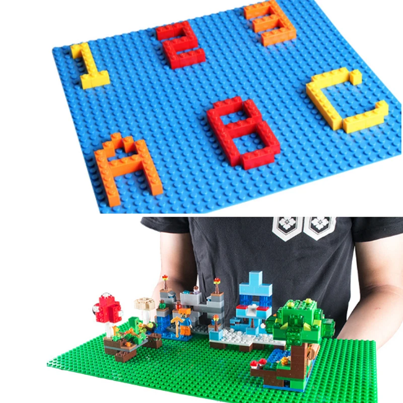 Classic Base Plate for Small Bricks Baseplate Board Compatible Legoed figures 32*32 Dots DIY Building Blocks Toys For Children | Игрушки и