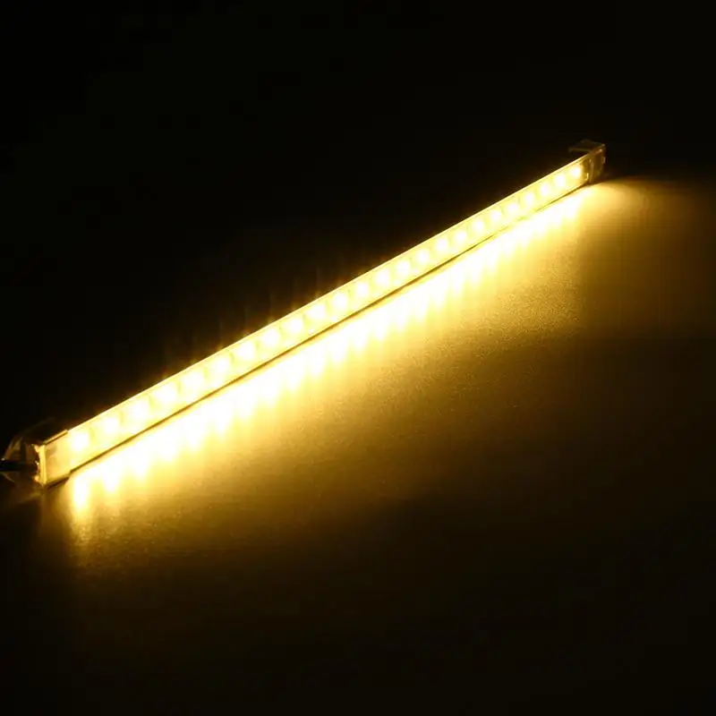 35 см 7 Вт 24 SMD 5630 Светодиодный светильник с питанием от USB DC 5 в жесткая полоса светильник с жесткой полосой лампа с прозрачной крышкой