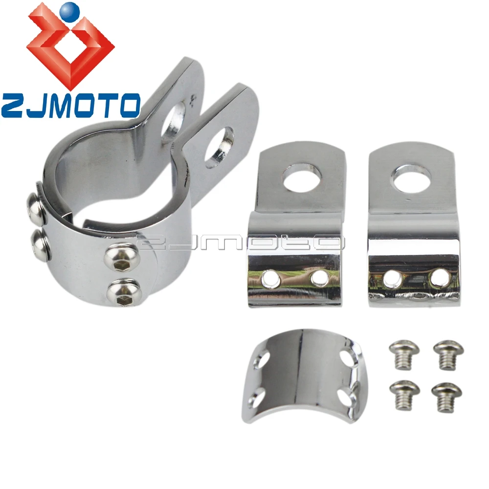 Универсальные зажимы для байкеров Harley Honda Yamaha Cafe Racer 28 мм 32 38 мм|footpeg clamps|foot pegs