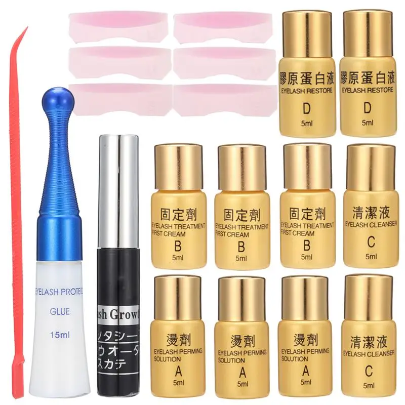 Аксессуары для завивки ресниц и лосьон полный раствор полупостоянные наборы |