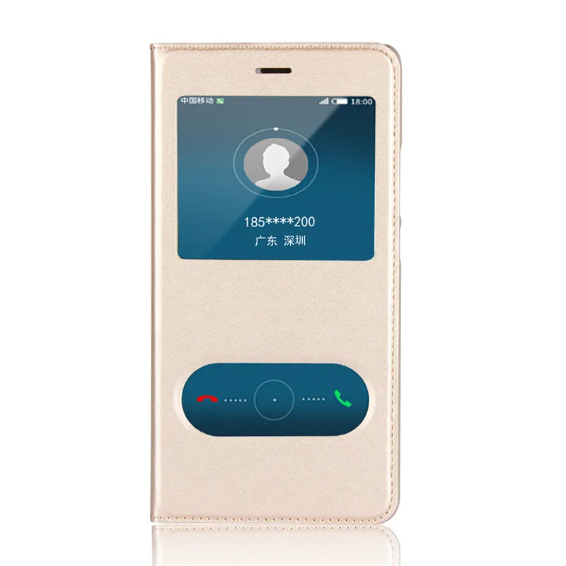 Coque для huawei P9 lite 2016 (чехол 8 Smart) случаи кожаный чехол Вид из окна телефона Carcasa Capinhas