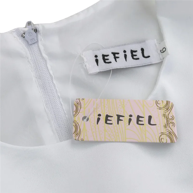 Детские Летнее платье для девочек до колена Длина с цветочным принтом завязками