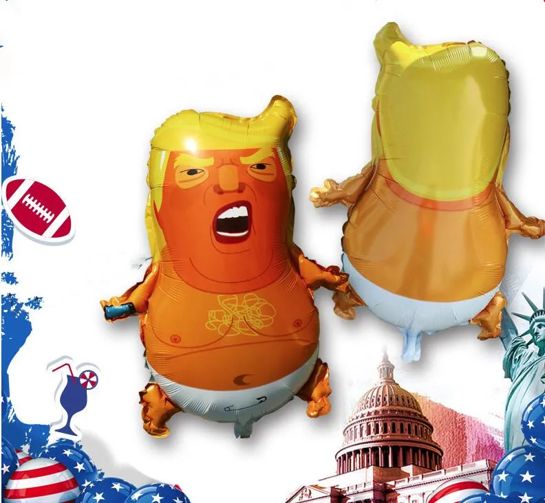 20 штук фестиваль Трамп Детские воздушные шары вечерние шар Забавный Алюминий