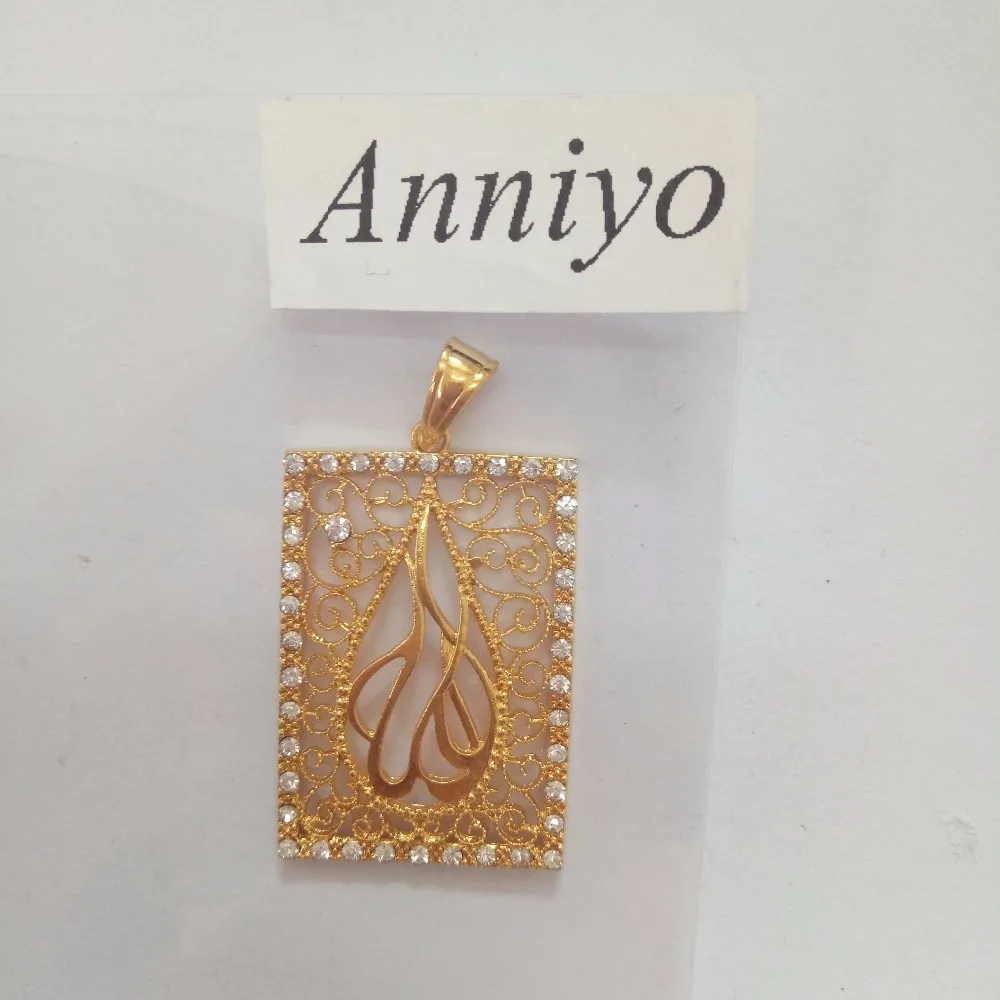 Ожерелье с кулоном Anniyo высокое качество исламское ожерелье товары Аллаха