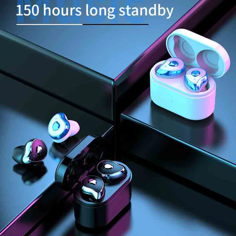 TWS Bluetooth 5 0 наушники стерео для телефона гарнитуры HiFi бас CVC8.0 шумоподавление с HD