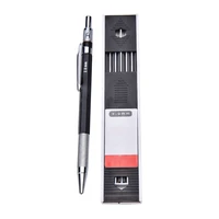 peerless 2mm 2b drafting automatic mechanical pencil with 12 leads refills for kids sketch drawing school stationery supplies