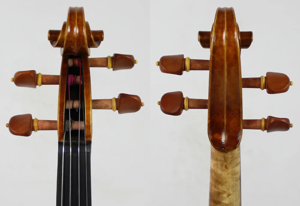 Копия скрипки Andrea Amati 1560! Античный масляной лак+ чехол с бантиком канифоль!! auberg мост! Тонкий тон! Позиция №: 172