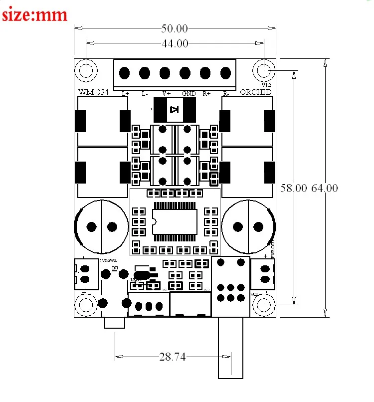 DC 12 В 24 TPA3116 D2 Hifi 2 0 каналов 50 Вт + стерео аудио цифровой усилитель мощности