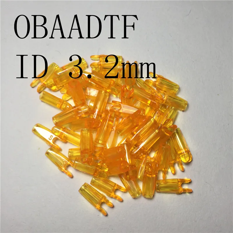 OBAADTF 100 шт./лот конусные стрелы для стрельбы из лука пластиковая верхняя одежда