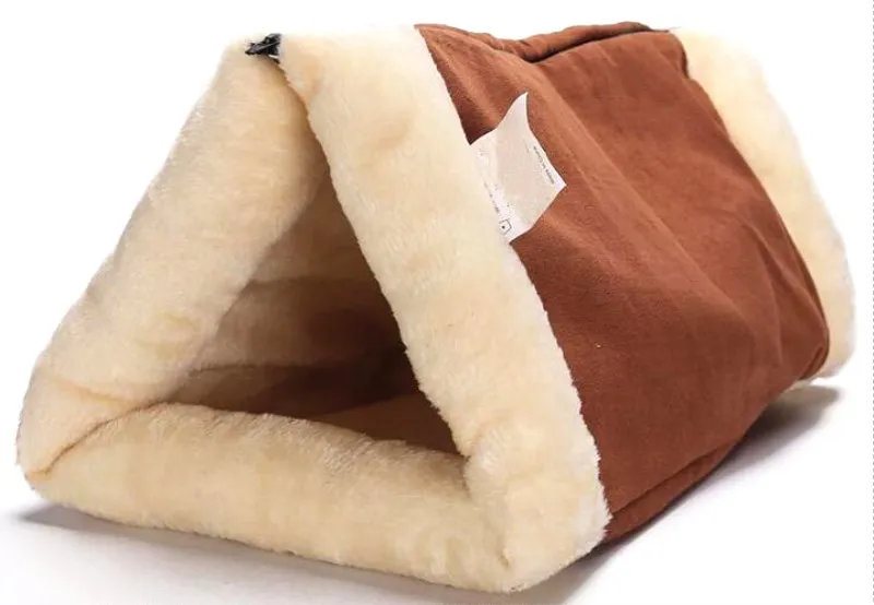 Dual Use Soft Polar Fleece Pet Mat Winter Warm Nest Cat Small Dog Puppy Kennel Bed Sofa Sleeping Bag House Cave | Дом и сад
