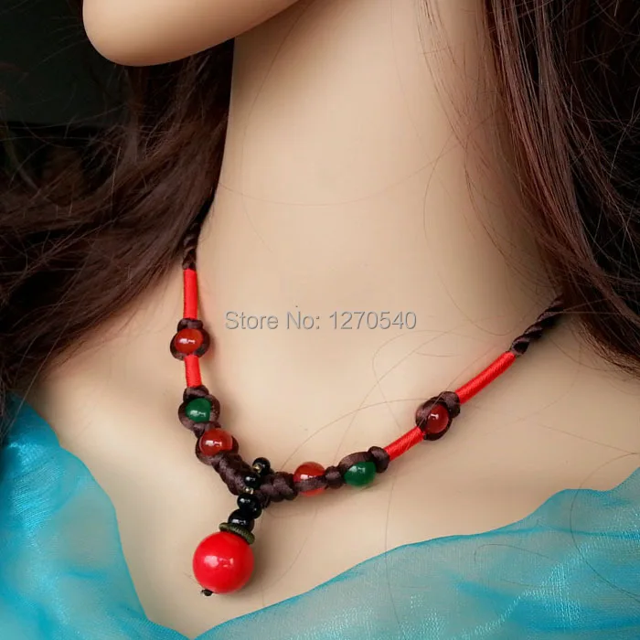 Ожерелье женское винтажное из Таиланда | Украшения и аксессуары