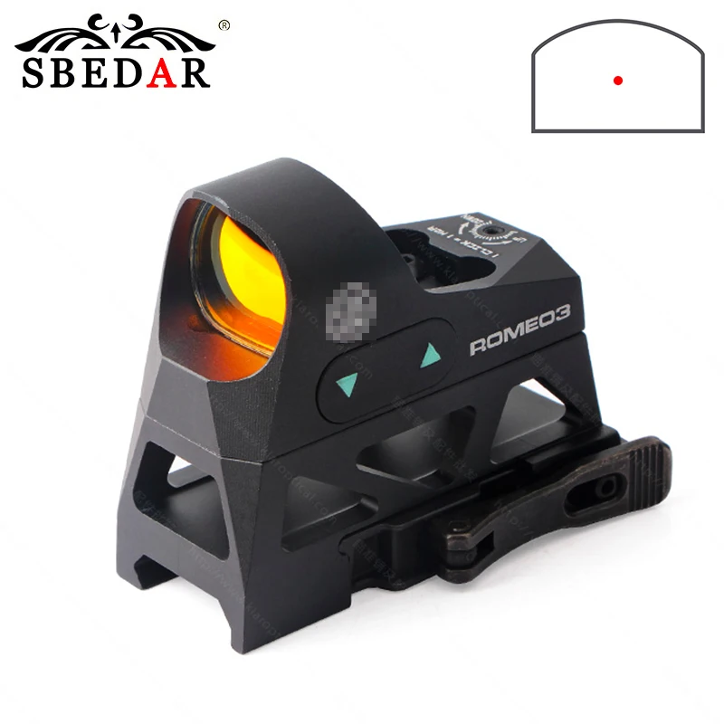 Тактический ROMEO3 1X25 Mini Red Dot Sight 3 MOA Reflex Scope QD Mount 20 мм Rail|Оптические прицелы| |
