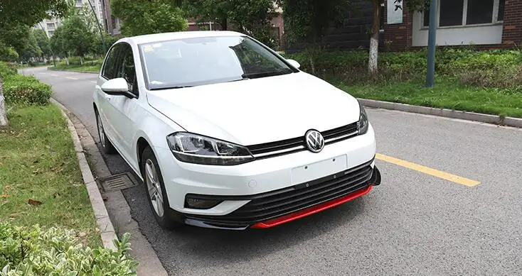 Для Golf ABS защита выхлопного отверстия заднего бампера для- GOLF 7 набор бампер задняя Передняя Лопата задний спойлер